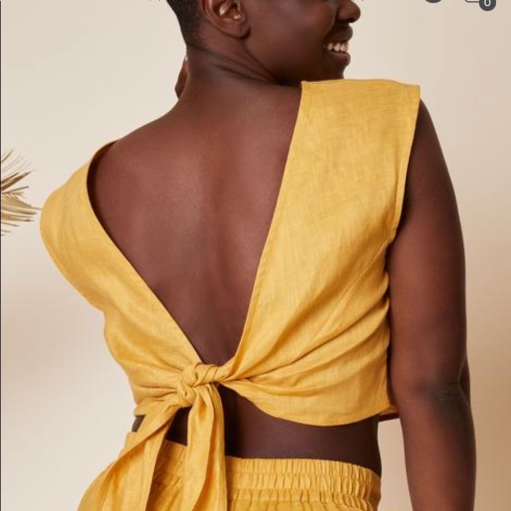 Whimsy + Row Tie Front Top